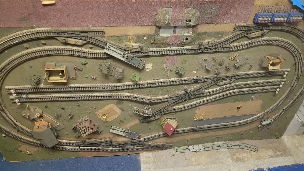 Märklin treinset met grote modelbaan jaren 60., Gelijkstroom of Wisselstroom, Analoog, Ophalen of Verzenden, Märklin