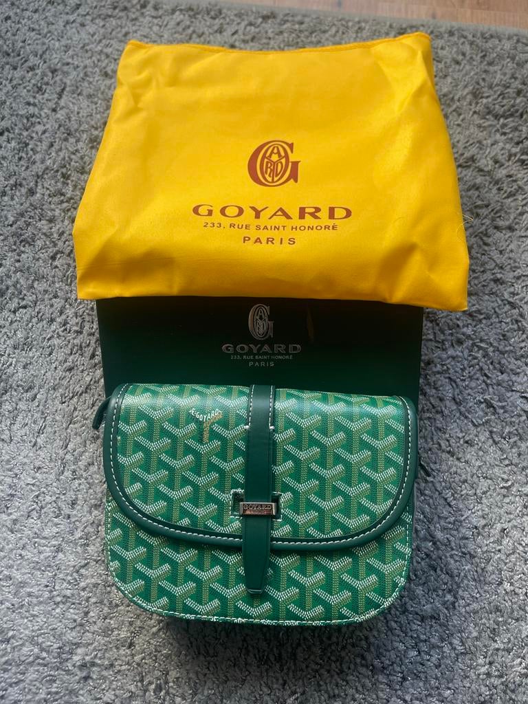 Goyard Tas Groen - Stijlvolle Schoudertas, Sieraden, Tassen en Uiterlijk, Tassen | Damestassen, Ophalen of Verzenden, Nieuw, Groen