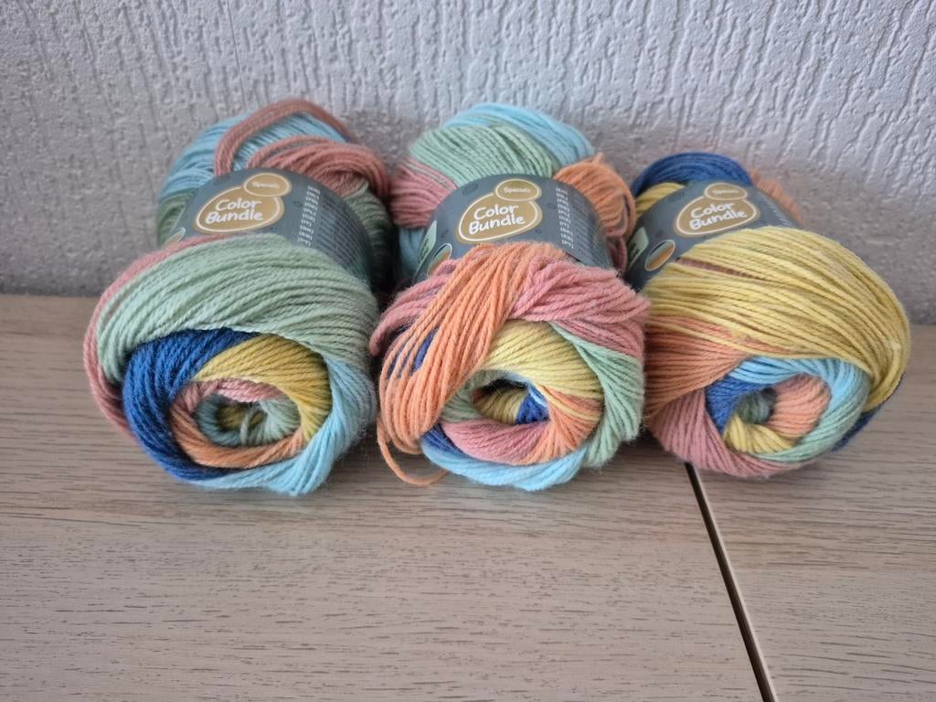 3 BOLLEN GAREN NIEUW, Ophalen, Nieuw, Breien of Haken, Wol of Garen