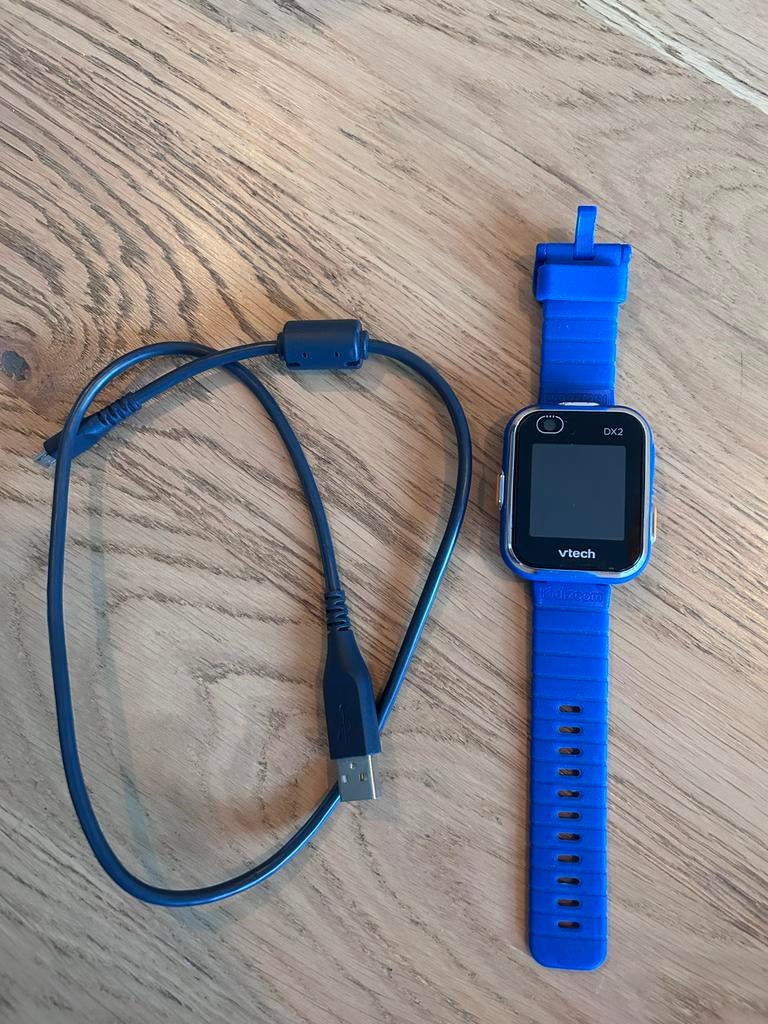 Vtech KidiZoom Smartwatch Blauw, Kinderen en Baby's, Speelgoed | Vtech, Ophalen of Verzenden, Zo goed als nieuw, 6 jaar of ouder