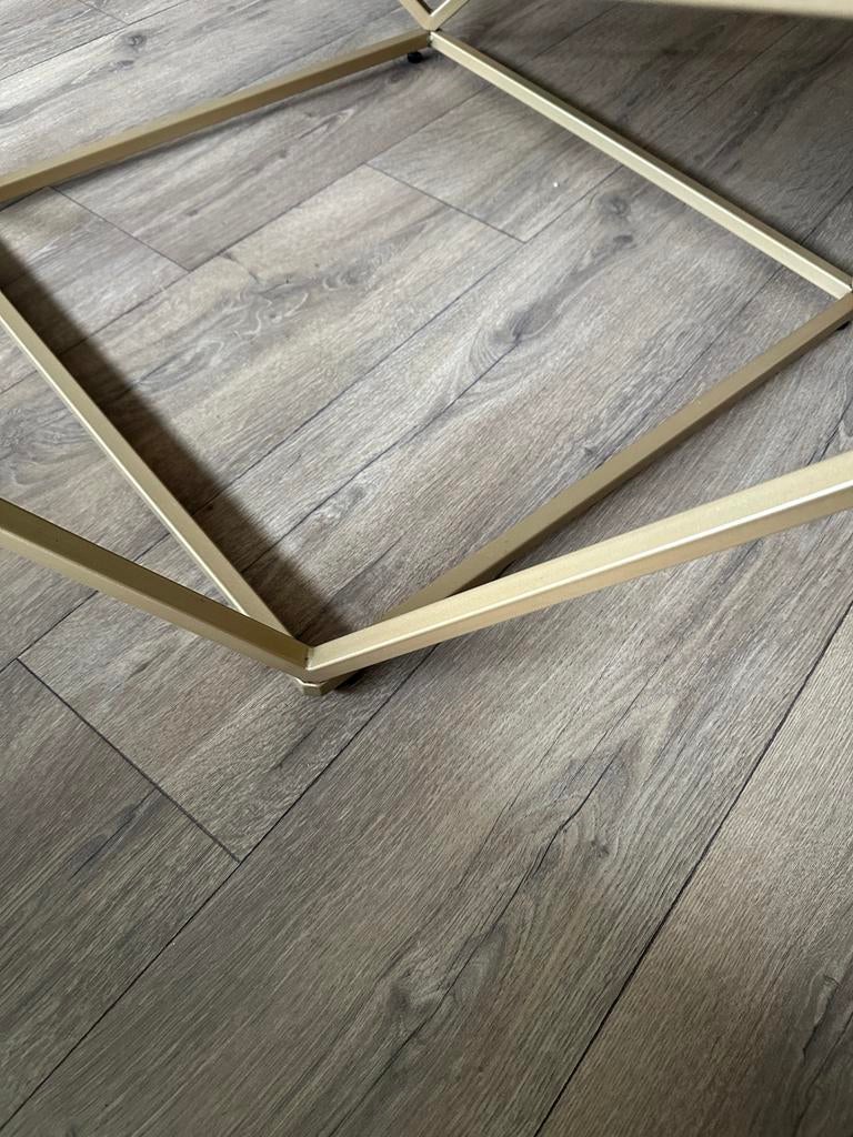 Koffie tafel 100cm x100cm, Kunststof, Gebruikt, 50 tot 75 cm, Ophalen of Verzenden