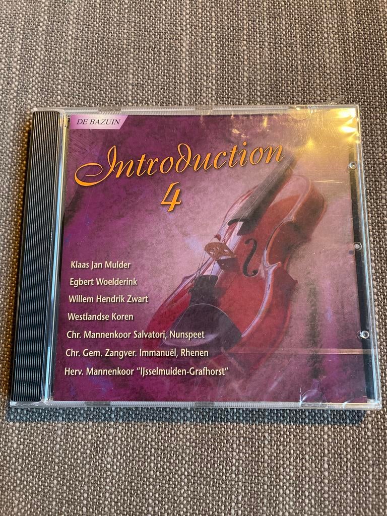 De Bazuin Introduction 4 - cd nieuw!!, Cd's en Dvd's, Cd's | Religie en Gospel, Nieuw in verpakking, Koren of Klassiek, Ophalen of Verzenden