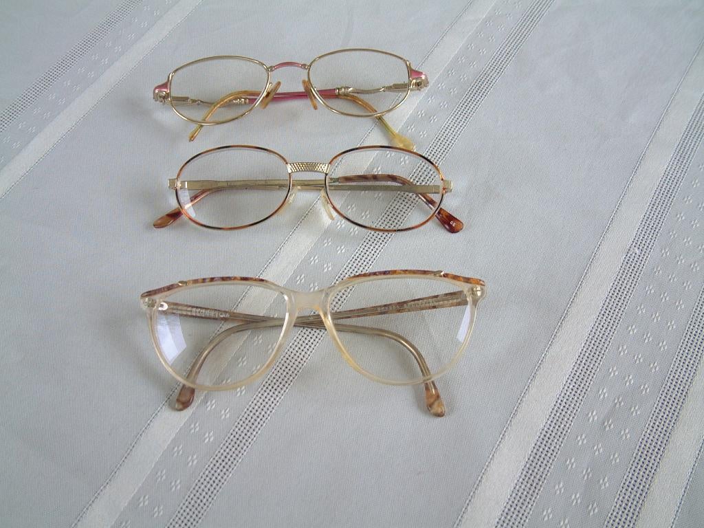 3 oude vintage brillen bril, Ophalen of Verzenden, Gebruikt