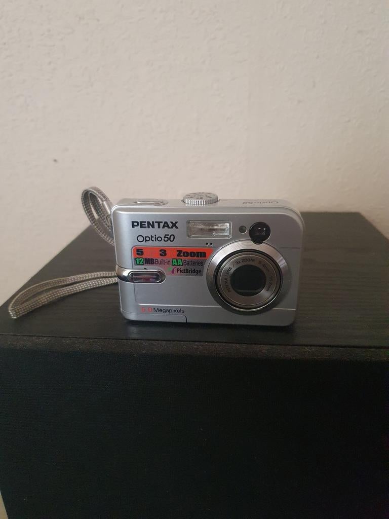 Pentax Optio 50, Audio, Tv en Foto, Fotocamera's Digitaal, Ophalen, Pentax