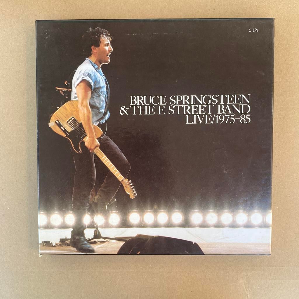 Vinyl box met 5 platen met het beste van Bruce Springsteen, Ophalen of Verzenden, Zo goed als nieuw, 12 inch, Poprock
