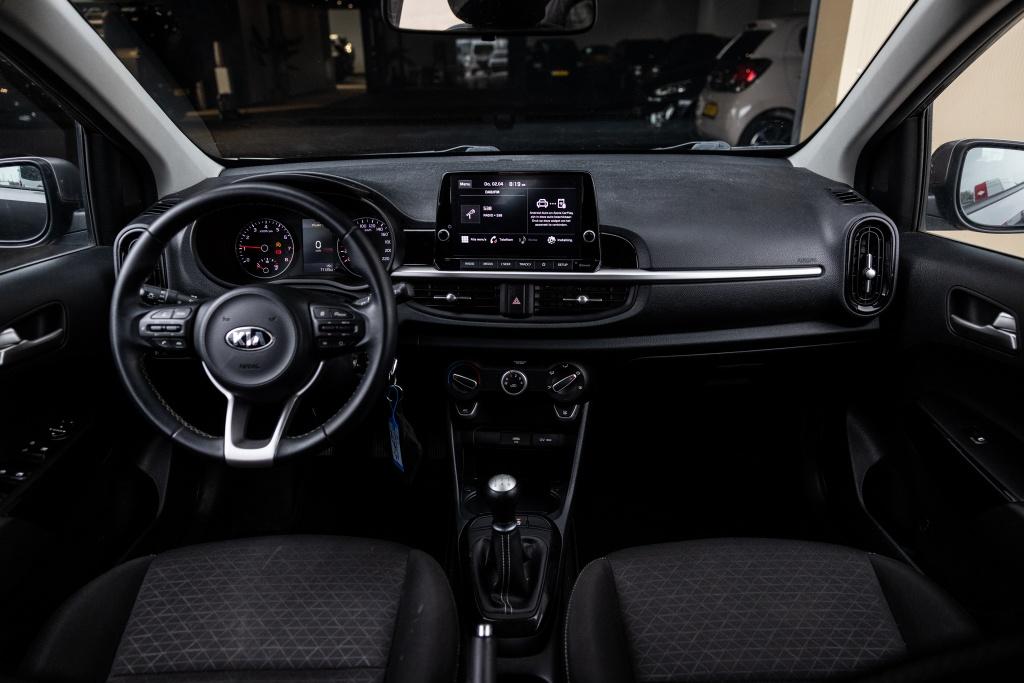 Kia Picanto 1.0 DPi DynamicLine | Carplay | Camera | Cruise, Keurmerk '100% Onderhouden', 12 maanden, Stof, Gebruikt