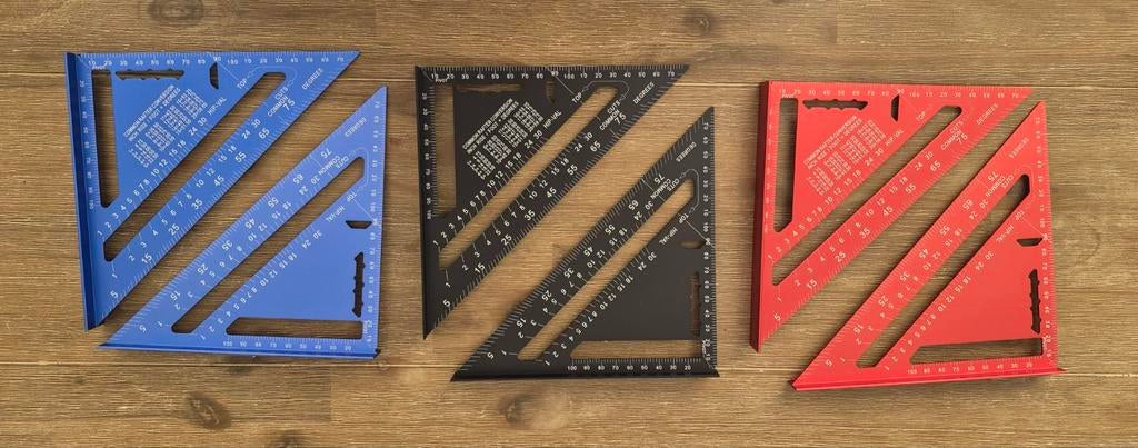 Blokhaak - Aluminium Winkelhaak voor Timmerman, Doe-het-zelf en Verbouw, Gereedschap | Handgereedschap, Ophalen of Verzenden