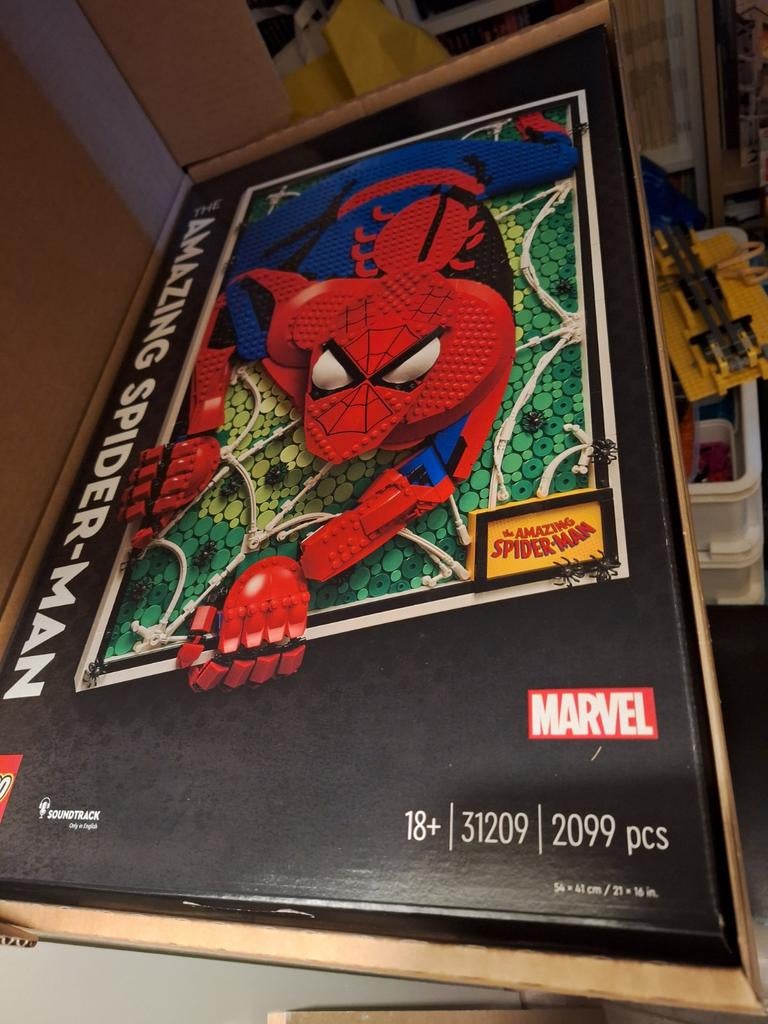LEGO Art The Amazing Spider-Man 31209 Nieuw in doos, Ophalen of Verzenden, Nieuw, Complete set, Lego