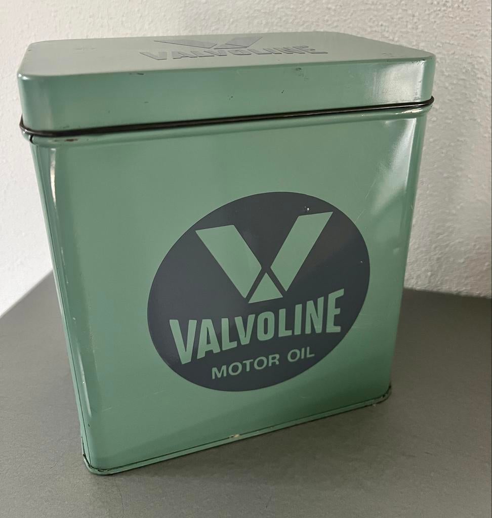 Valvoline blik - Uniek decoratiestuk, Verzamelen, Ophalen of Verzenden, Zo goed als nieuw, Overige, Overige merken