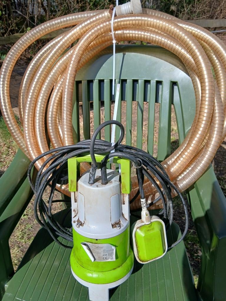 Dompel pomp, Ophalen, Gebruikt, Dompelpomp