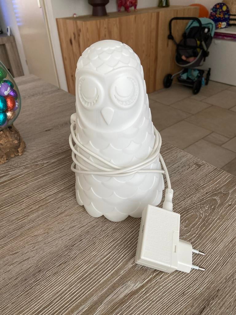 IKEA Uil Lamp - Sfeervolle LED Nachtlamp voor Kinderkamer, Ophalen of Verzenden, Gebruikt