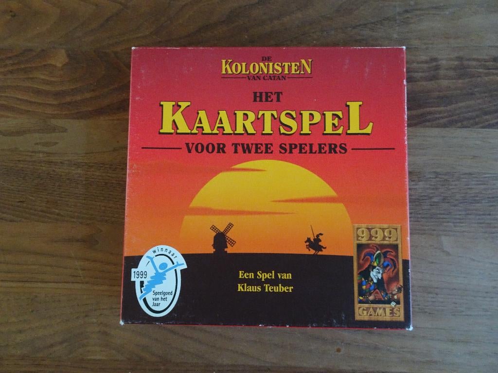 Kolonisten van Catan kaartspel 2 personen nieuw in cellofaan, Een of twee spelers, Ophalen of Verzenden, Nieuw, 999 Games