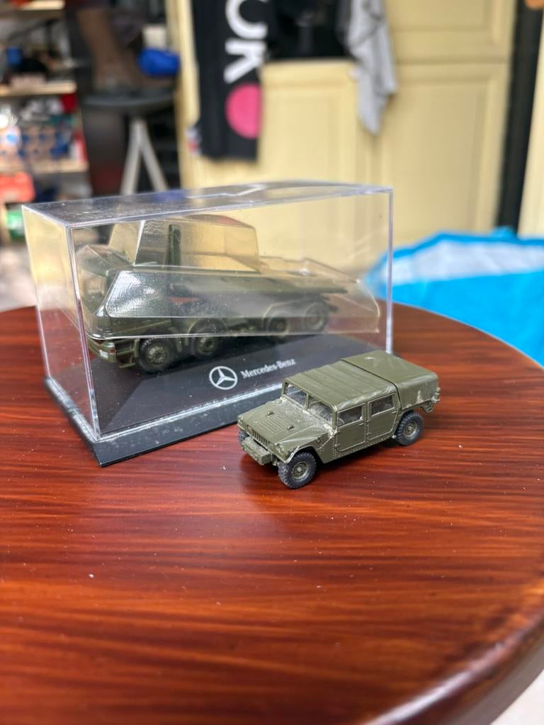 Herpa en Roco legervoertuigen mercedes hummer, Ophalen of Verzenden, Zo goed als nieuw, Auto