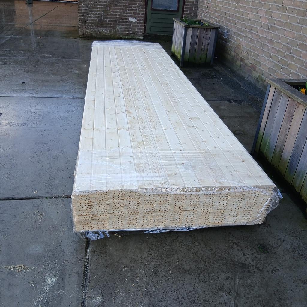 Pakket vuren schrootjes, saunaschroten, saunaschroot 420 cm, Sport en Fitness, Sauna, Ophalen, Nieuw, Onderdelen