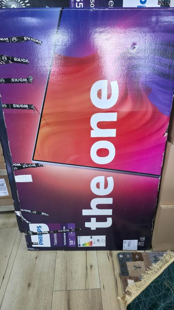 Philips The One 58PUS8506/12 58 inch 4K UHD Smart TV, Philips, LED, 50 Hz, Ophalen of Verzenden