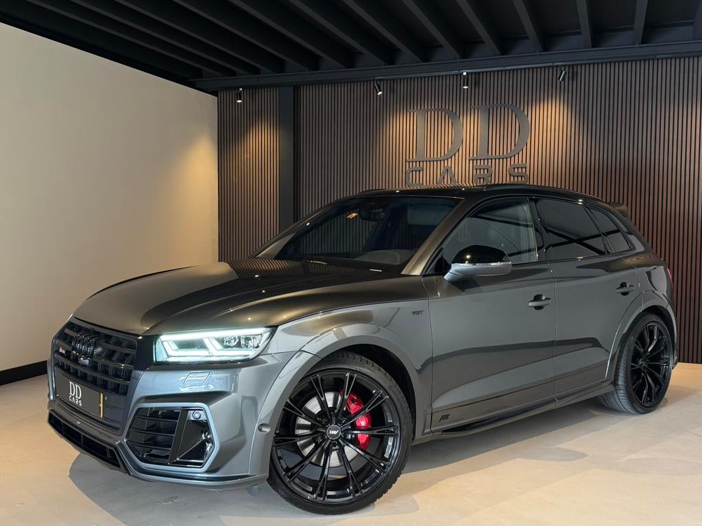 Audi SQ5 ABT 3.0 TFSI 490PK | ABT | Titanium | Pano | B&O |, Auto's, Automaat, Zwart, 2995 cc, 426 pk