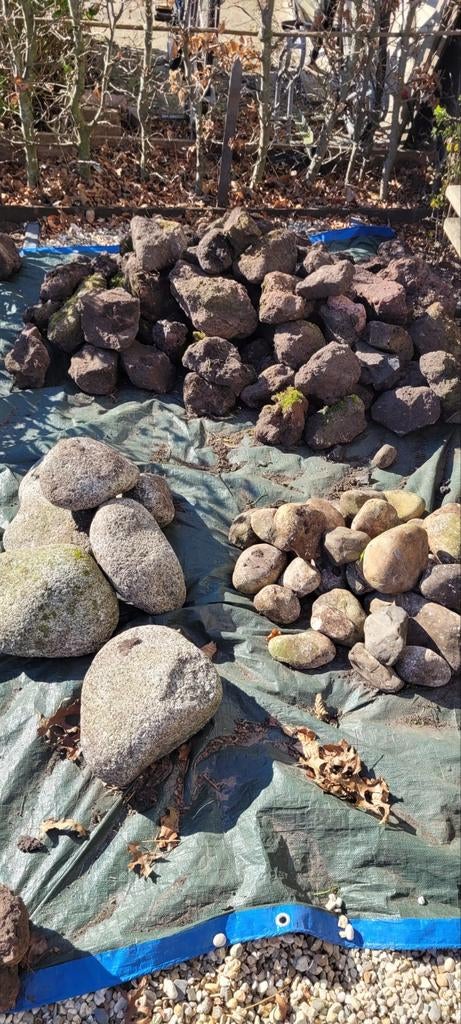 Lavastenen en  keien, Ophalen, Gebruikt