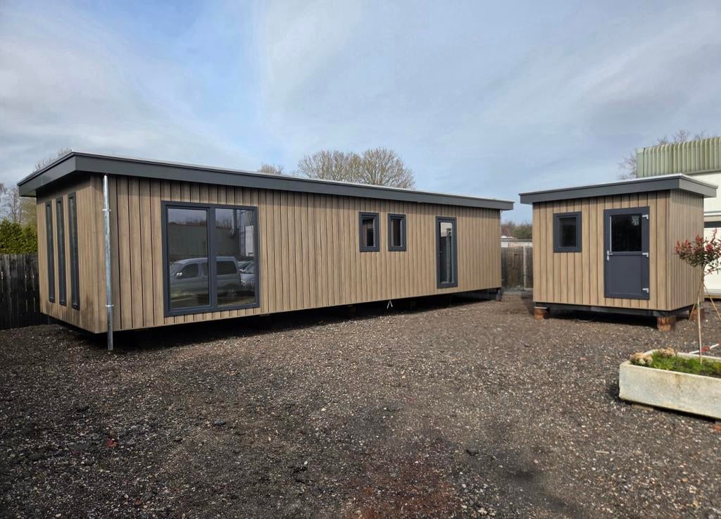 NIEUW chalet met schuurtje en eventueel jaarplaats, Steenbergen, Steenbergentrading@outlook.com, Tot en met 4, Mulderspark 6a Leek