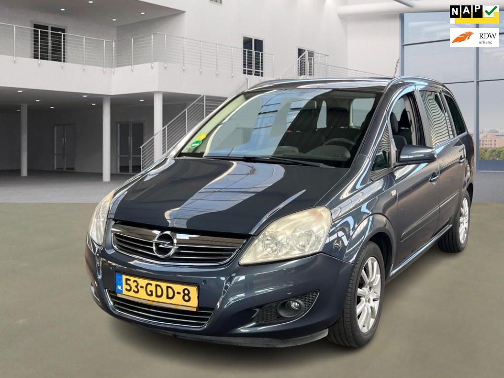 Opel Zafira 1.6 Temptation 7P 2008-Navi-Airco-Cruise-Velgen, Voorwielaandrijving, Stof, Gebruikt, 4 cilinders