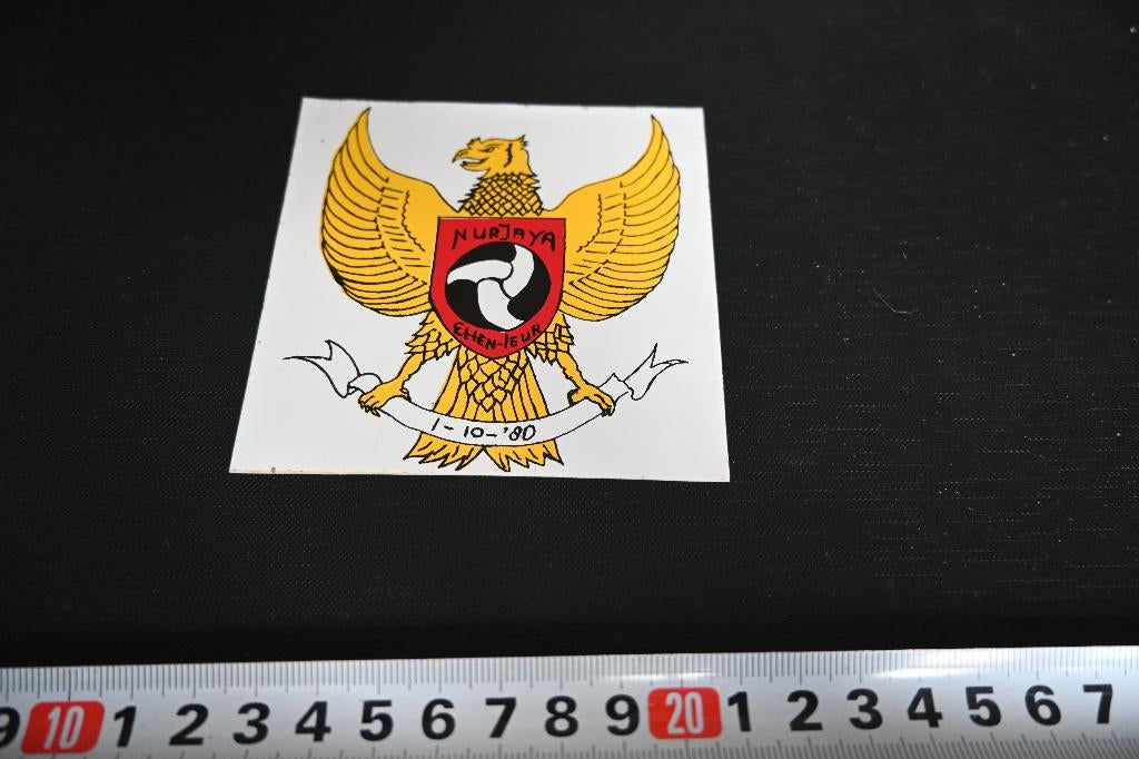 sticker Etten Leur Nuajaya  1-10-1980, Ophalen, Zo goed als nieuw