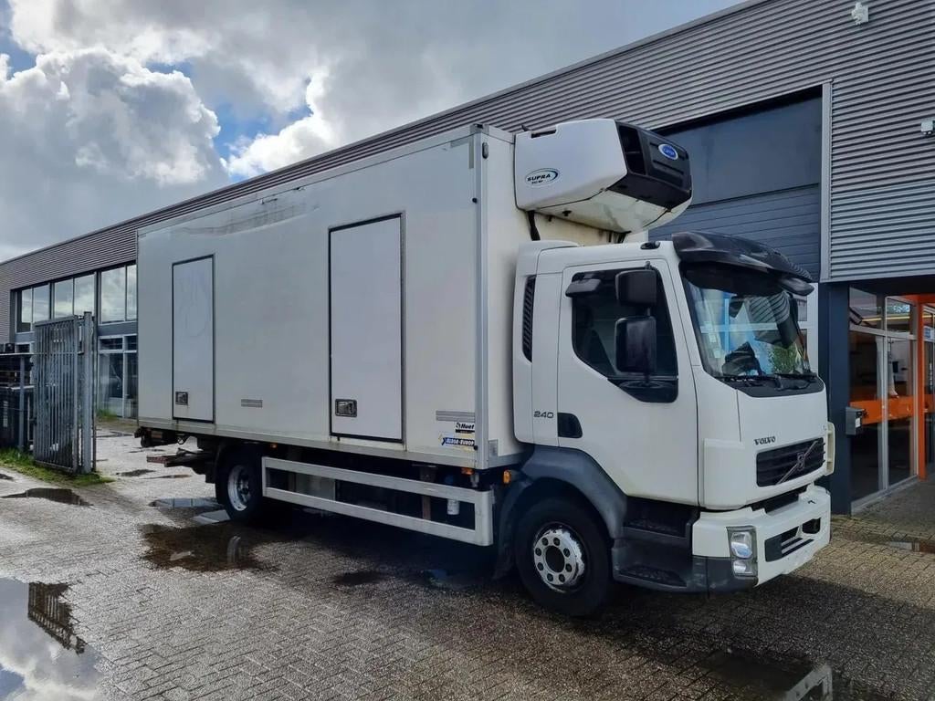 Volvo FL 12.240 Kuhlkoffer Carrier Supra 850 BITEMP -30C /+3, Auto's, Euro 5, Zwart, Stoelverwarming, Wit