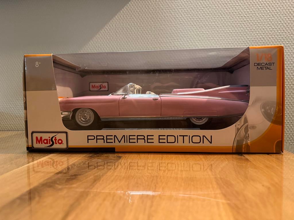 Maisto | Cadillac Convertible (Premiere Edition), Hobby en Vrije tijd, Modelauto's | 1:18, Ophalen of Verzenden, Zo goed als nieuw