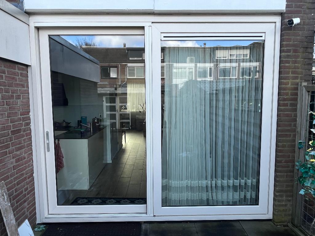 Schuifpui, Doe-het-zelf en Verbouw, Ophalen, Kunststof, Gebruikt, 225 cm of meer