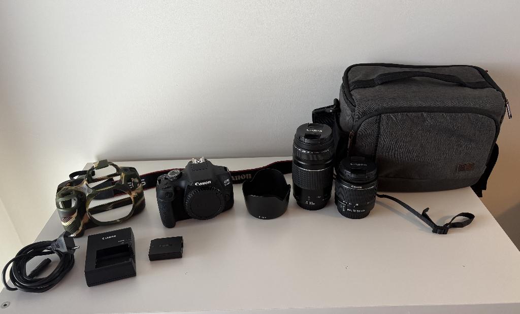 Canon EOS 2000D volledig setje, Ophalen, Spiegelreflex, Canon, Zo goed als nieuw