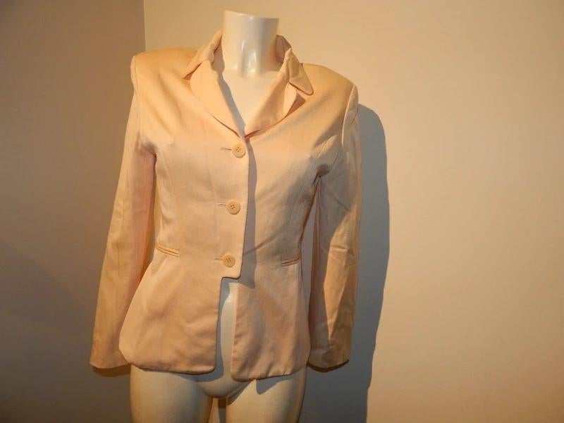 Celine Paris vintage blazer koetsiers look champagne tintF38