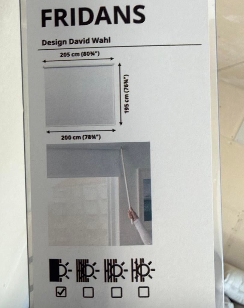 IKEA ROLGORDIJN, Ophalen of Verzenden, Nieuw, Wit