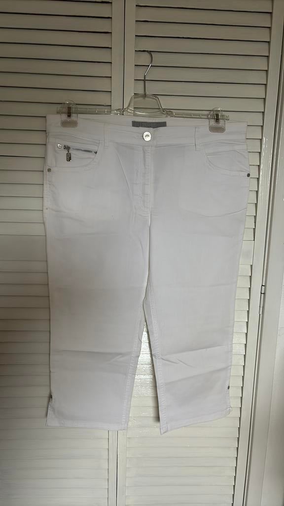 Zerres broek wit stretch maat 46, Wit, Maat 46/48 (XL) of groter, Ophalen of Verzenden, Zo goed als nieuw