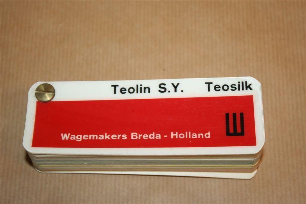 Kleurenwaaier Wagemakers Breda - Circa 1970, Ophalen of Verzenden, Gebruikt, Overige typen