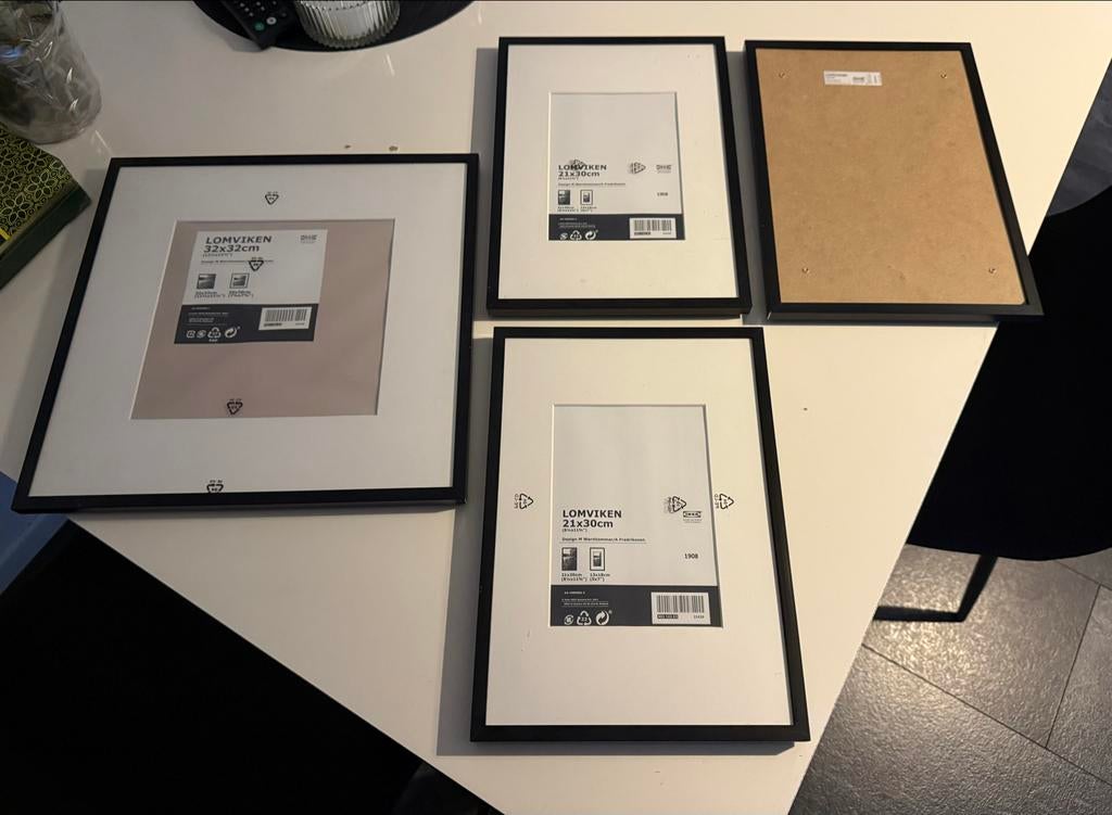 IKEA LOMVIKEN en HEMA fotolijsten - Diversematen vanaf50cent, Ophalen of Verzenden, Nieuw