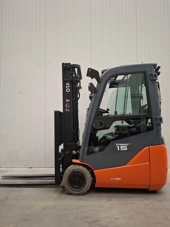 TOYOTA 8FBE15T, 1000 tot 2000 kg, Elektrisch, Heftruck, TOYOTA