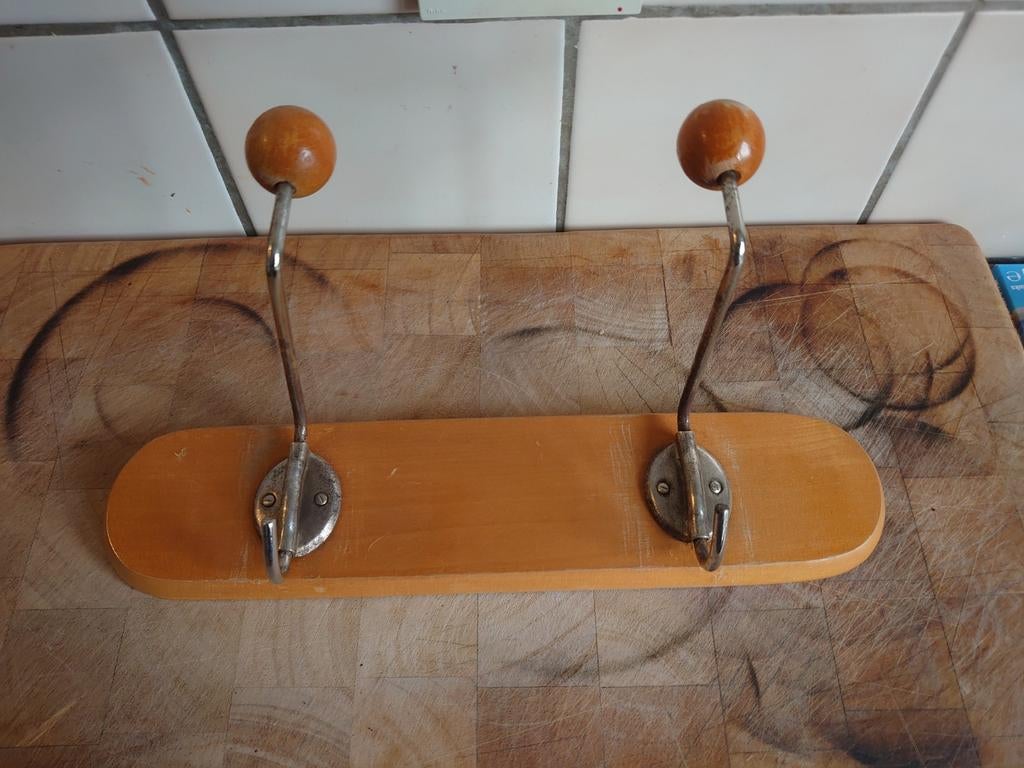 Vintage kapstok., Ophalen of Verzenden, Hout, Wandkapstok, Minder dan 100 cm