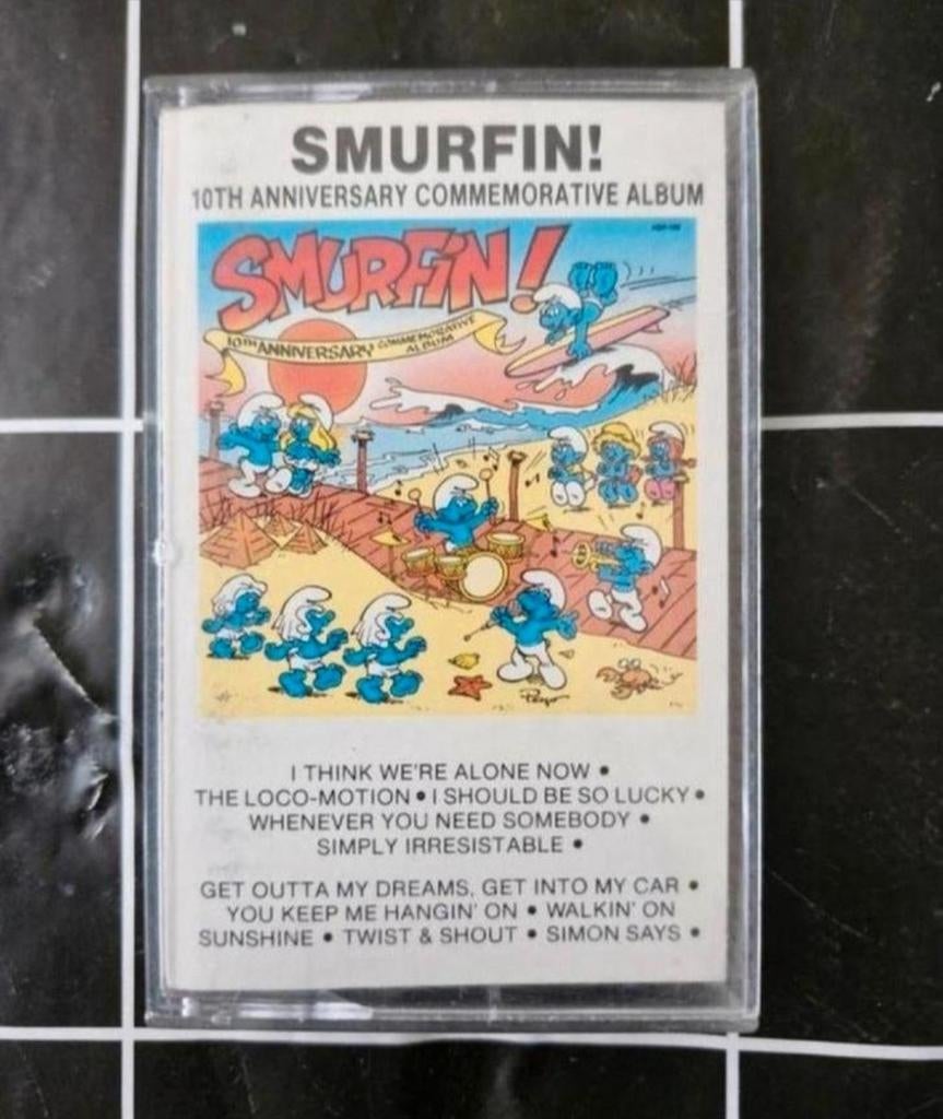 Cassettebandje De Smurfin ( De Smurfen ), Cd's en Dvd's, Cassettebandjes, Ophalen of Verzenden, Zo goed als nieuw, 1 bandje
