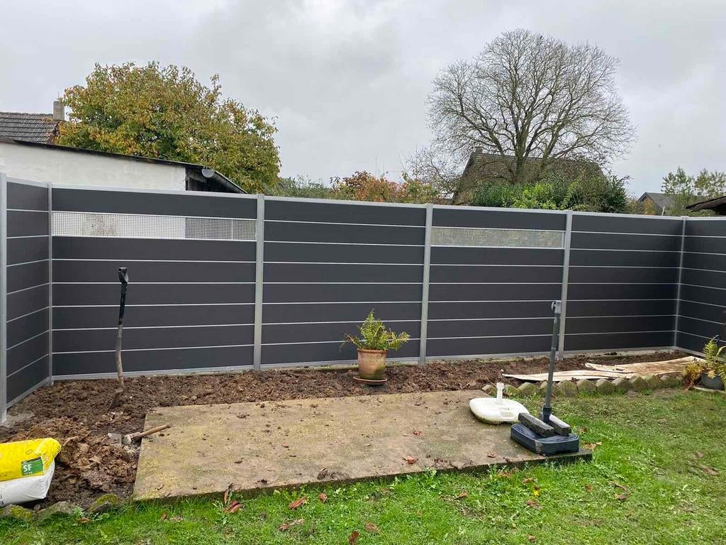 Moderne Tuinpoort / Tuinafscheiding, 1 tot 2 meter, Minder dan 3 meter, Aluminium, Ophalen of Verzenden