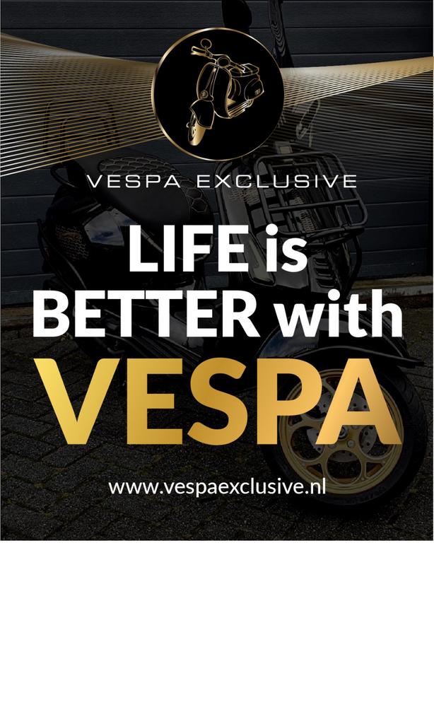 CUSTOM VESPA SPRINT SCOOTERS 2026 NIEUW