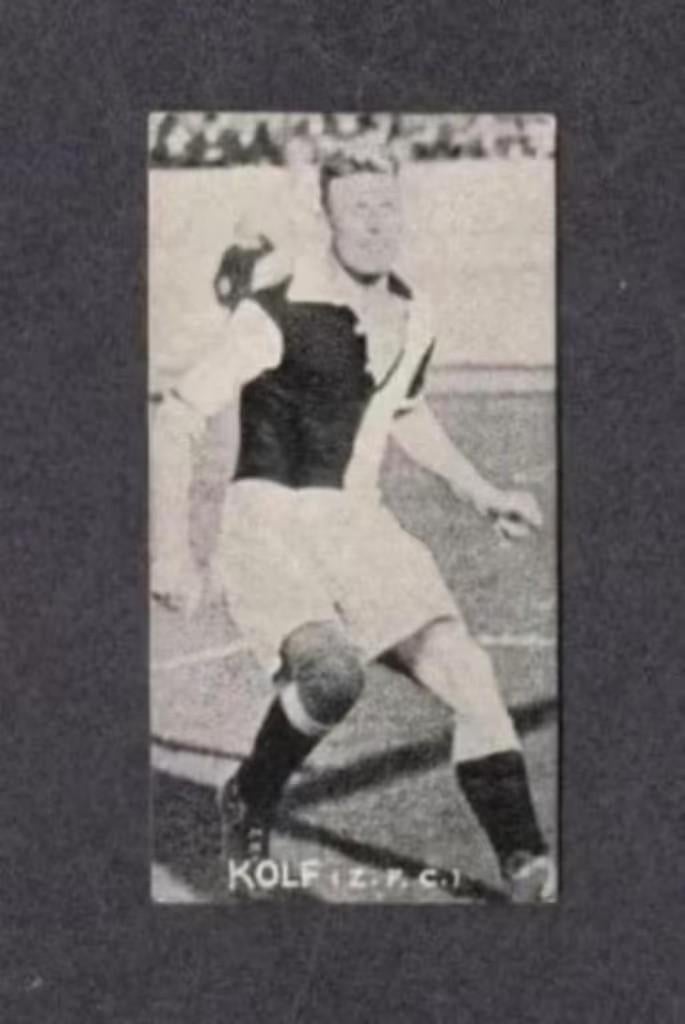 Voetbalplaatje Kolf ZFC Zaandam Jaren 20/30., Verzamelen, Ophalen of Verzenden, Zo goed als nieuw
