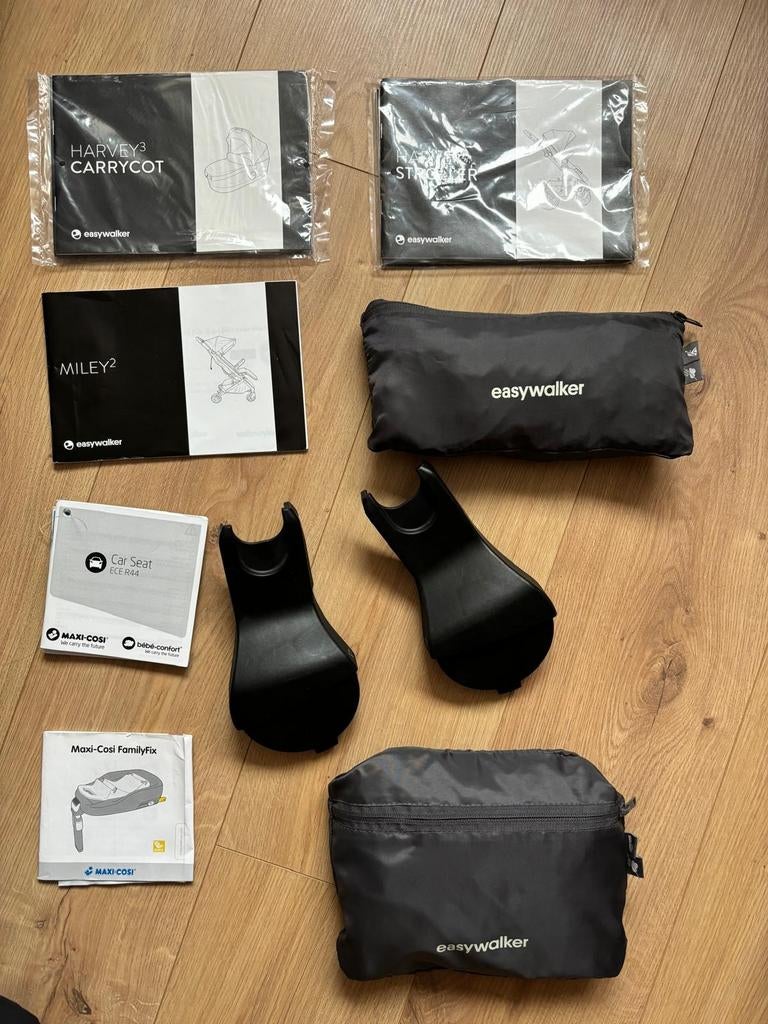 Complete set Easywalker Harvey³, Gebruikt, Combiwagen, Met reiswieg, Ophalen