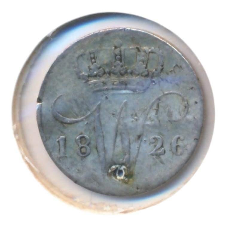 Nederland 5 Cent 1826 B-a Willem I, Postzegels en Munten, Munten | Nederland, Zilver, Ophalen of Verzenden, Koning Willem I, Losse munt