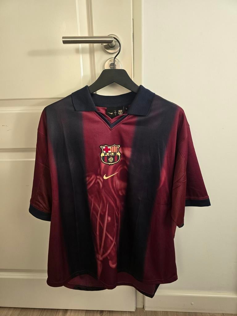 Travis Scott x Nike FC Barcelona Retro Jersey (Large), Kleding | Heren, T-shirts, Maat 52/54 (L), Nike, Nieuw, Ophalen of Verzenden