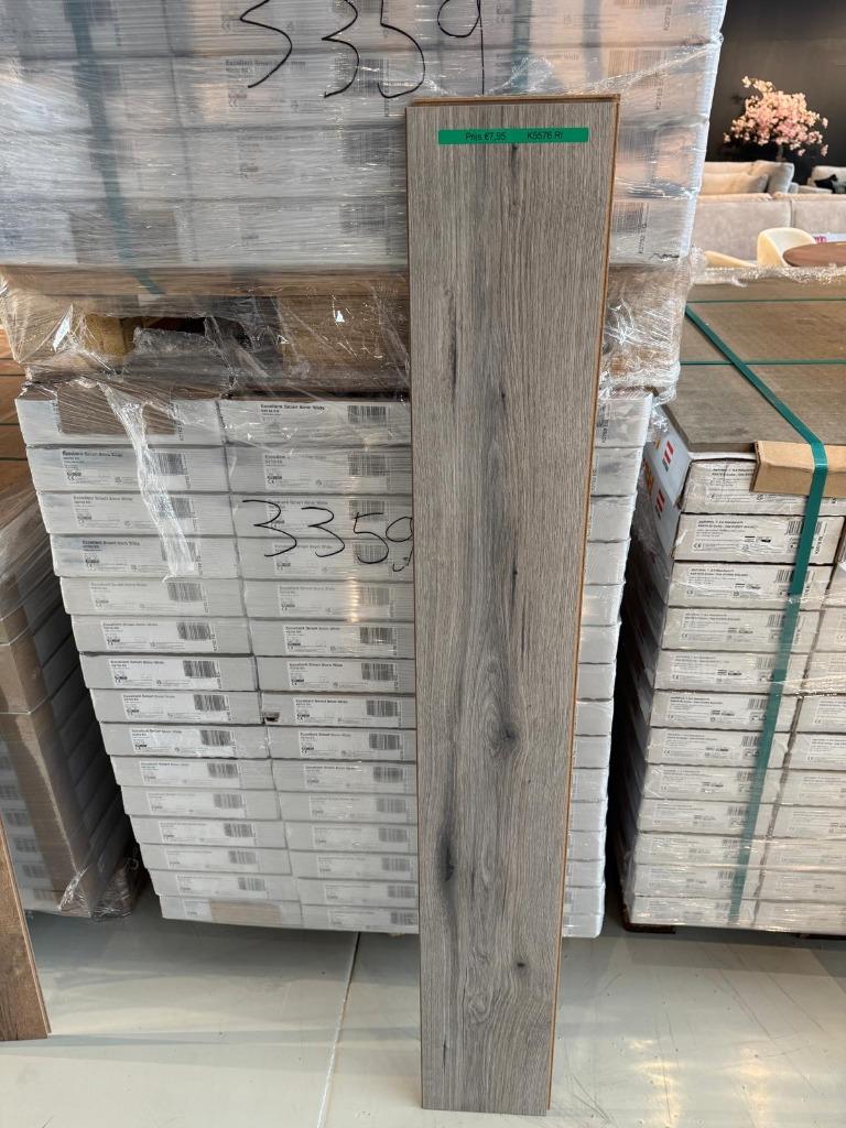 Direct ophalen | Pallet uitverkoop laminaat 8mm | Utrecht, Grijs, 75 m² of meer, 4131 NH, Nieuw