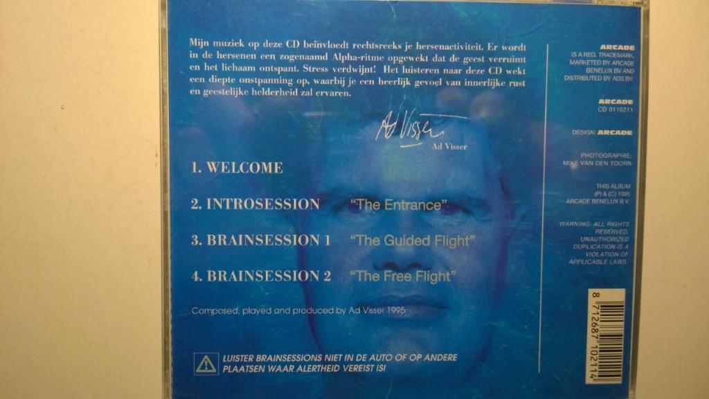 Ad Visser - Brainsessions, Cd's en Dvd's, Ophalen of Verzenden, Zo goed als nieuw, Overige typen