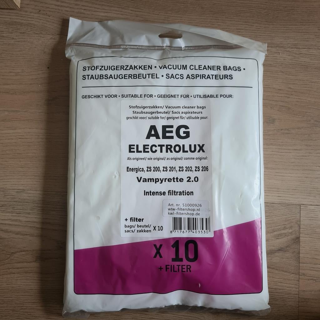 AEG stofzuiger zakken vampyrette 2.0, Ophalen of Verzenden, Nieuw