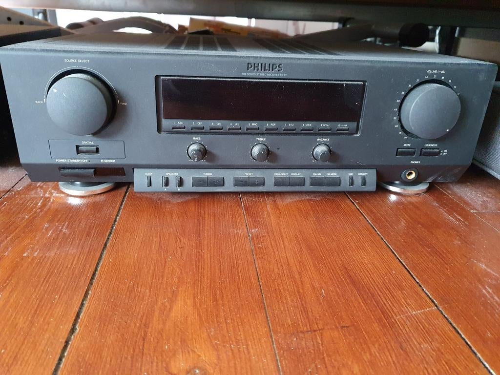 Philips FR911/00S Stereo Versterker, Ophalen of Verzenden, Gebruikt, Stereo, Minder dan 60 watt