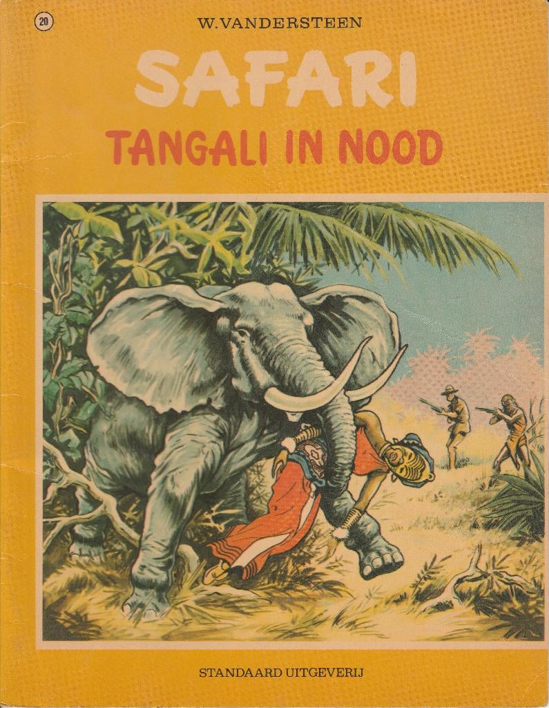Safari - W. Vandersteen nr 20 Tangali in nood, Eén stripboek, Ophalen, Gelezen