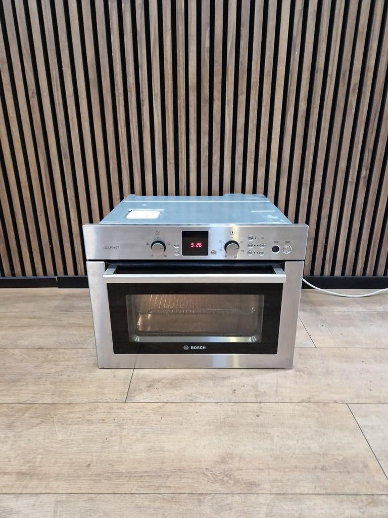 Luxe Rvs Bosch combi oven (Gratis bezorgen), Witgoed en Apparatuur, Ovens, 45 tot 60 cm, Oven, 60 cm of meer, Ophalen of Verzenden