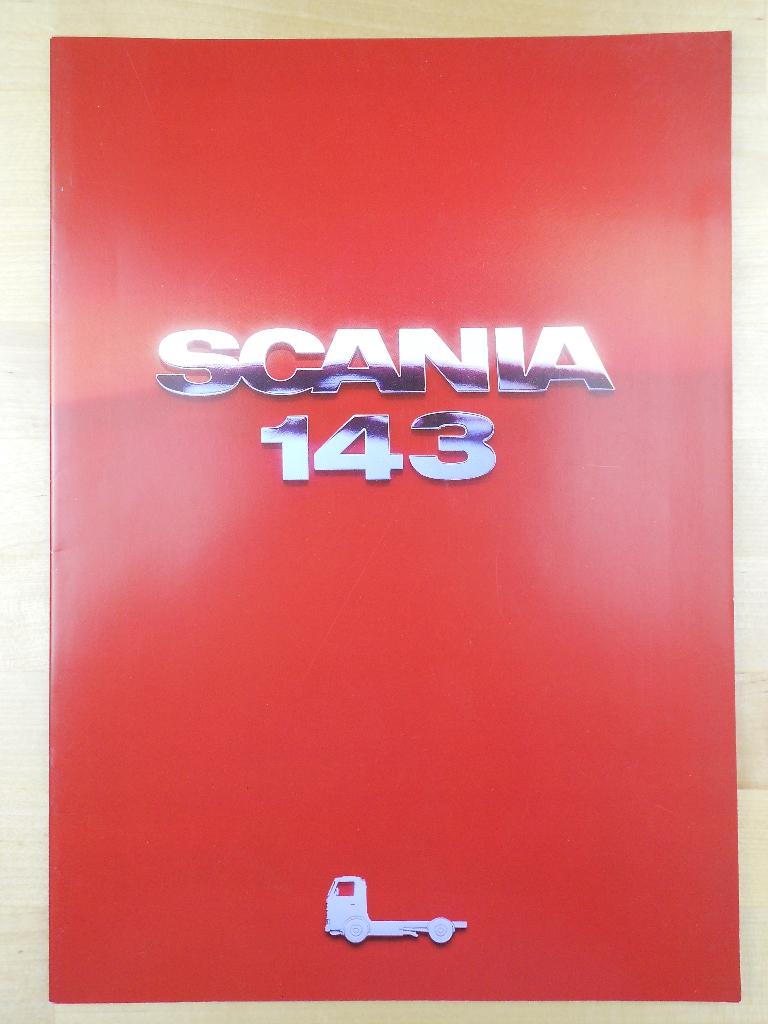 Scania 143 Brochure 1993 – V8 R143 Streamline, Ophalen, Zo goed als nieuw, Overige merken, Scania