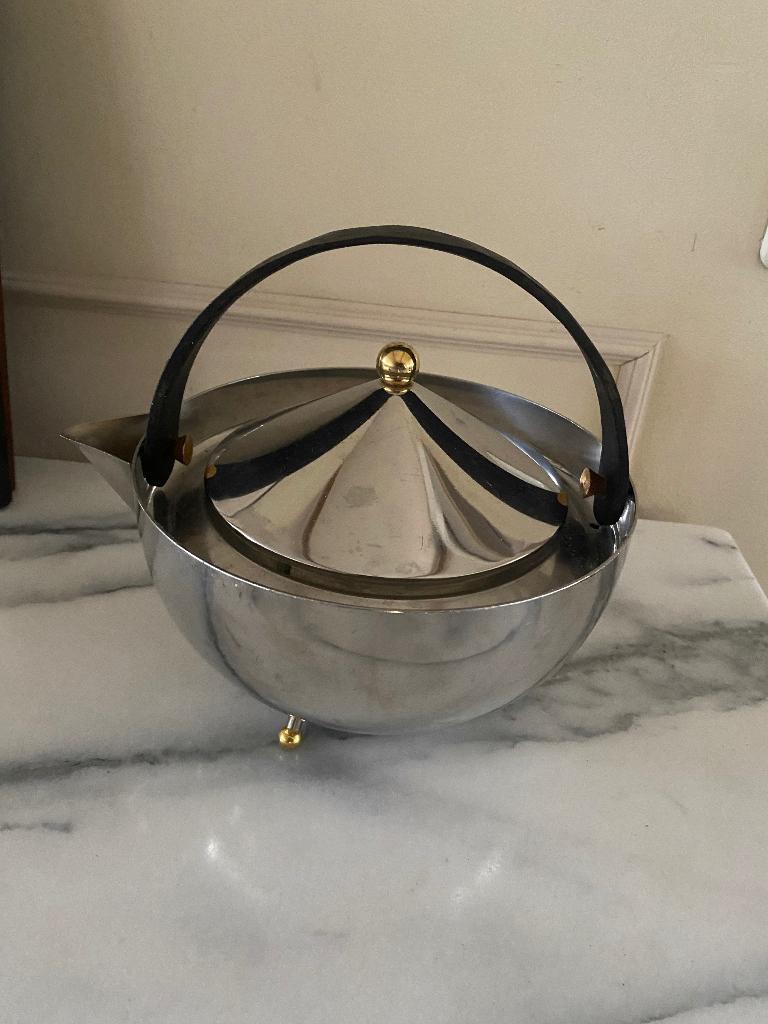 Jaren 80 theepot ‘TEABALL’ door Carsten Jørgensen, Huis en Inrichting, Ophalen of Verzenden